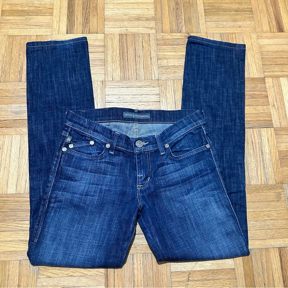 Rock & Republic Dark Wash Jeans Size 27 - Picture 8 of 8